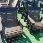 2-Plain 2' swivel gliders w/ cupholders