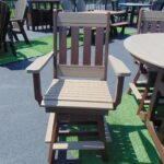 Plain swivel barchair c.h.